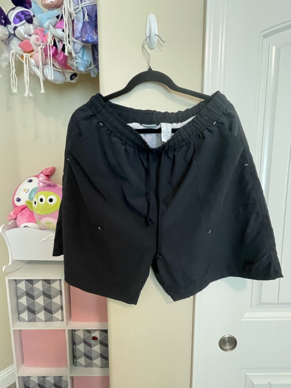 OP Black Athletic Drawstring Shorts